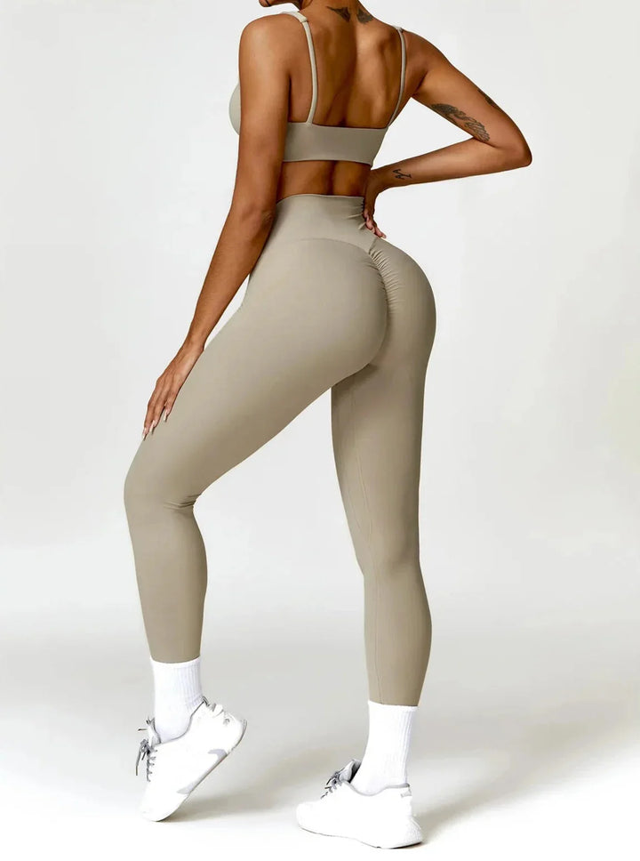 Elevate Your Workout with the Charm Flex Performance Bra and Leggings Set