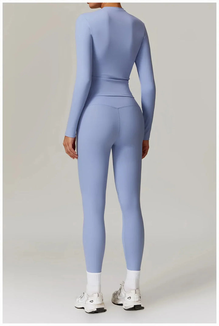 Enchanting Workout Ensemble - Leggings & Matching Top