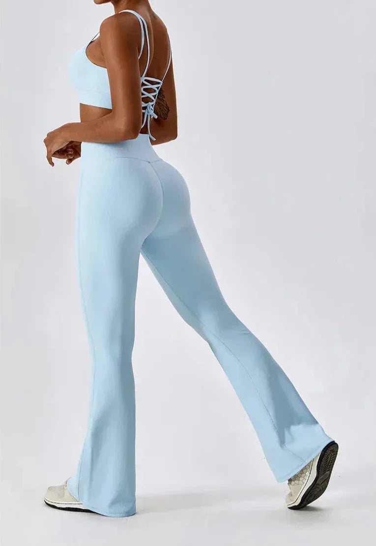 Soulmate Flared Ensemble - Stylish Leggings & Chic Top