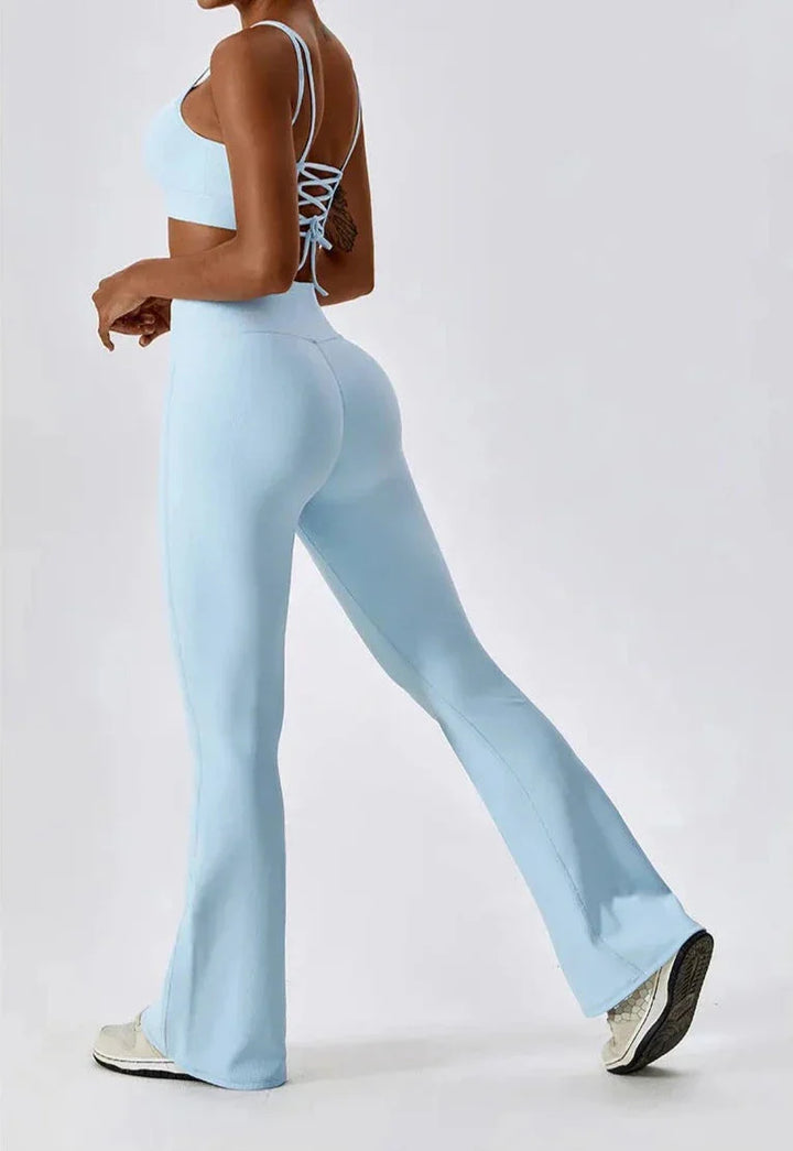 Soulmate Flared Ensemble - Stylish Leggings & Chic Top