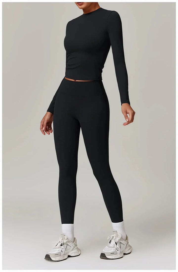 Enchanting Workout Ensemble - Leggings & Matching Top