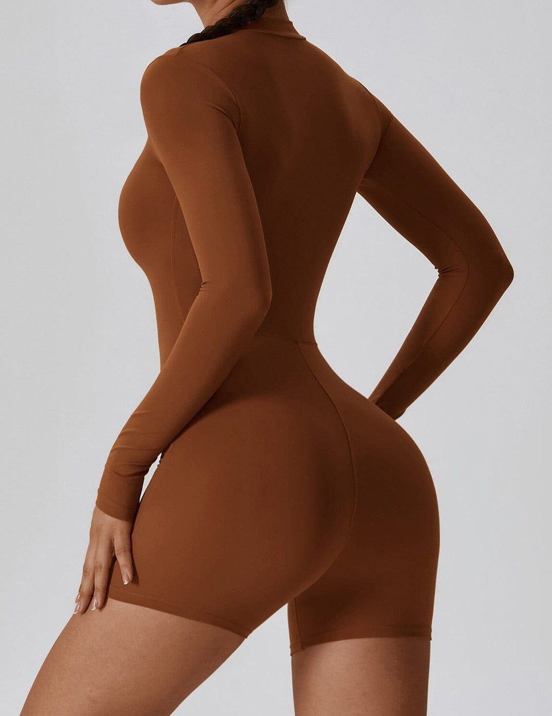 Chic Element Zip-Up Jumpsuit for Effortless Style