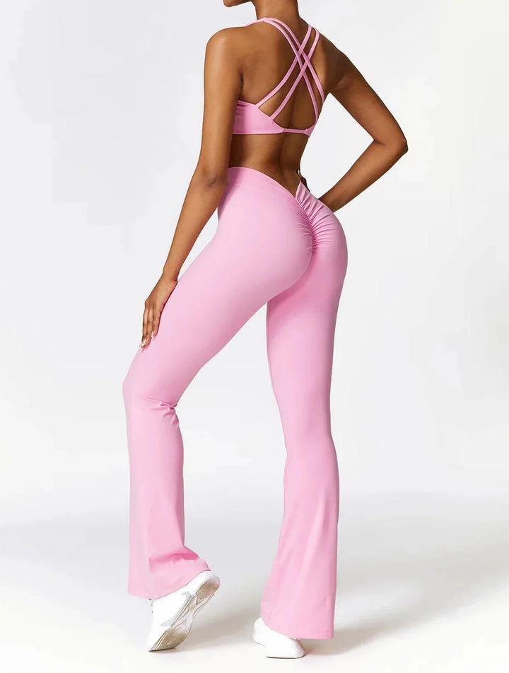 Elevate Your Workout with Our Stylish Redemption Gym Set: Leggings and Top!