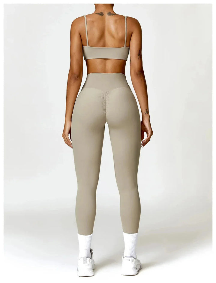Elevate Your Workout with the Charm Flex Performance Bra and Leggings Set