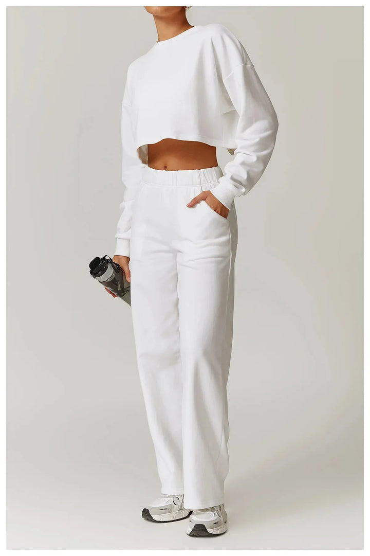 Ultimate Fitness Ensemble - Stylish Pants & Top Combo