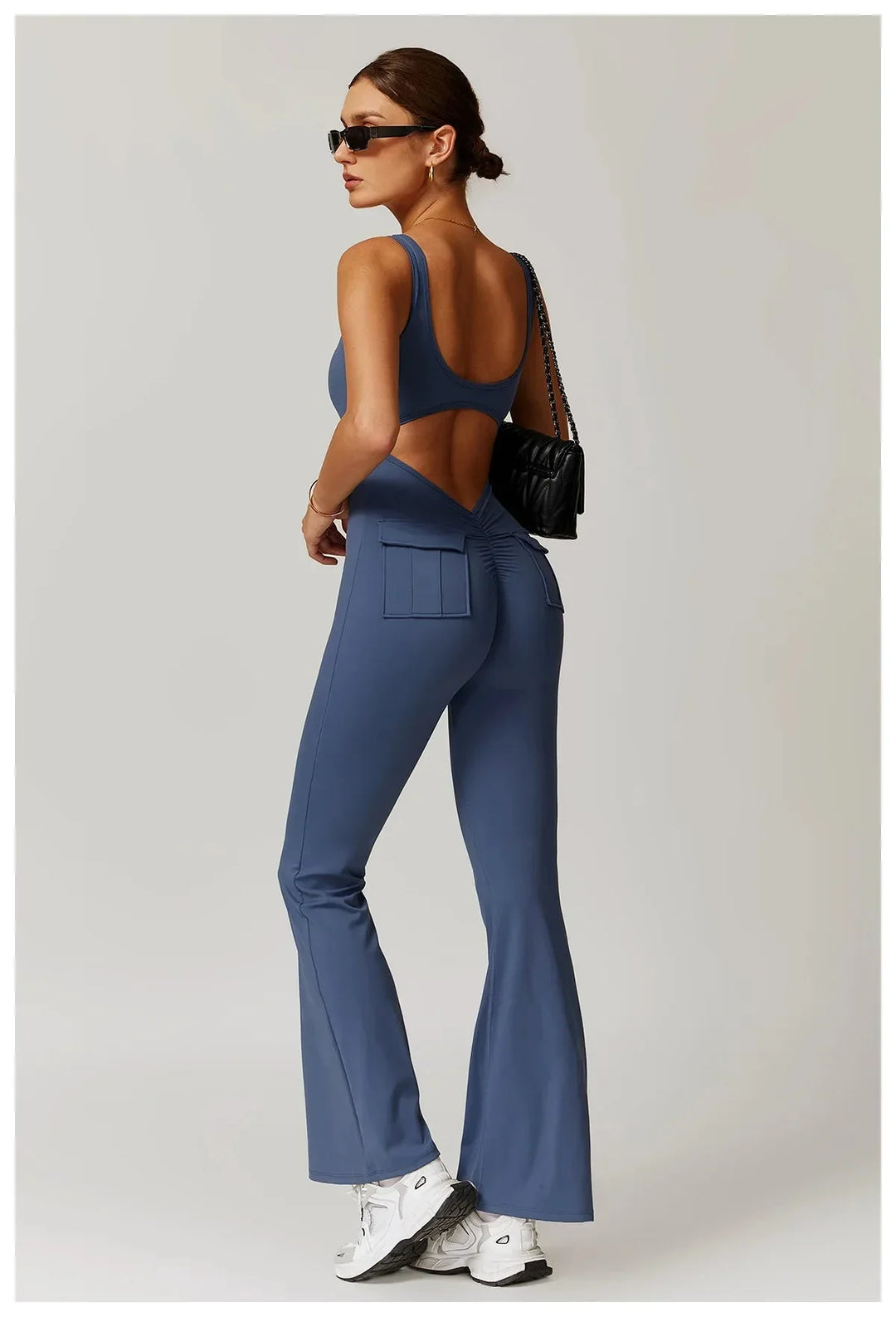 Chic & Stylish Flared Pocket Jumpsuit