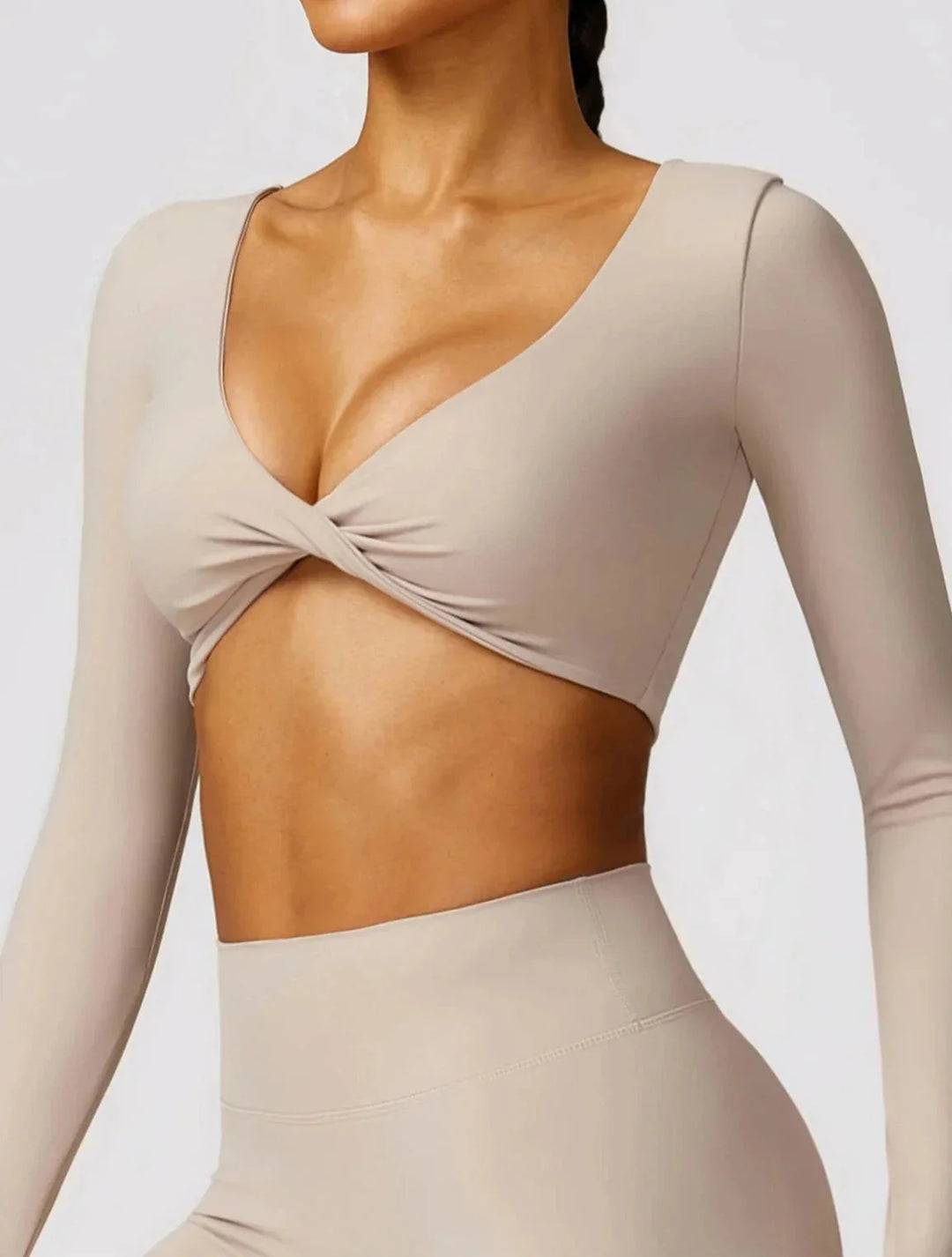 Chic Long Sleeve Cropped Top for Ultimate Comfort