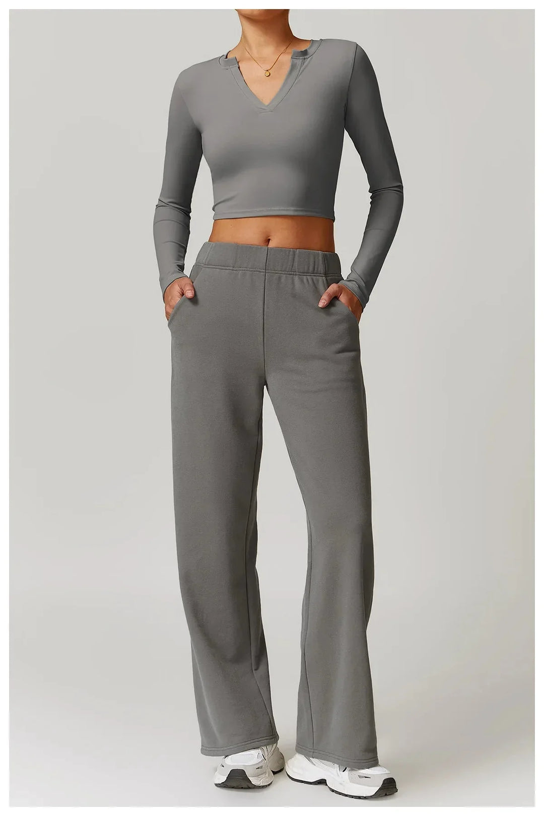 Transform Your Workout: Obsession Long Sleeve Activewear Set - Stylish Top & Comfy Pants