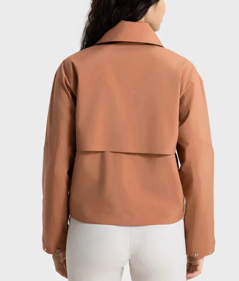 Versatile Windbreaker Jacket with Removable Hood