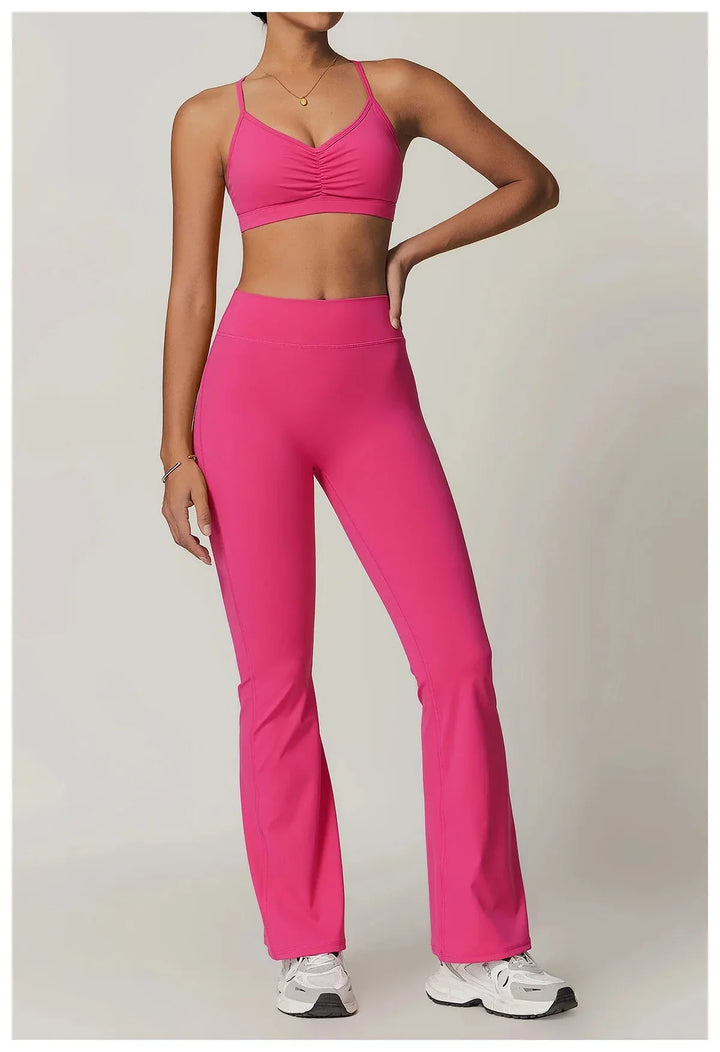 Stylish League Flared Pocket Leggings for Ultimate Comfort and Versatility