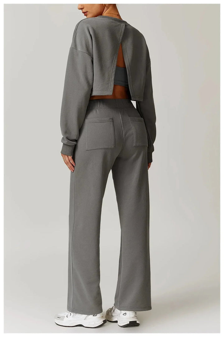 Ultimate Fitness Ensemble - Stylish Pants & Top Combo