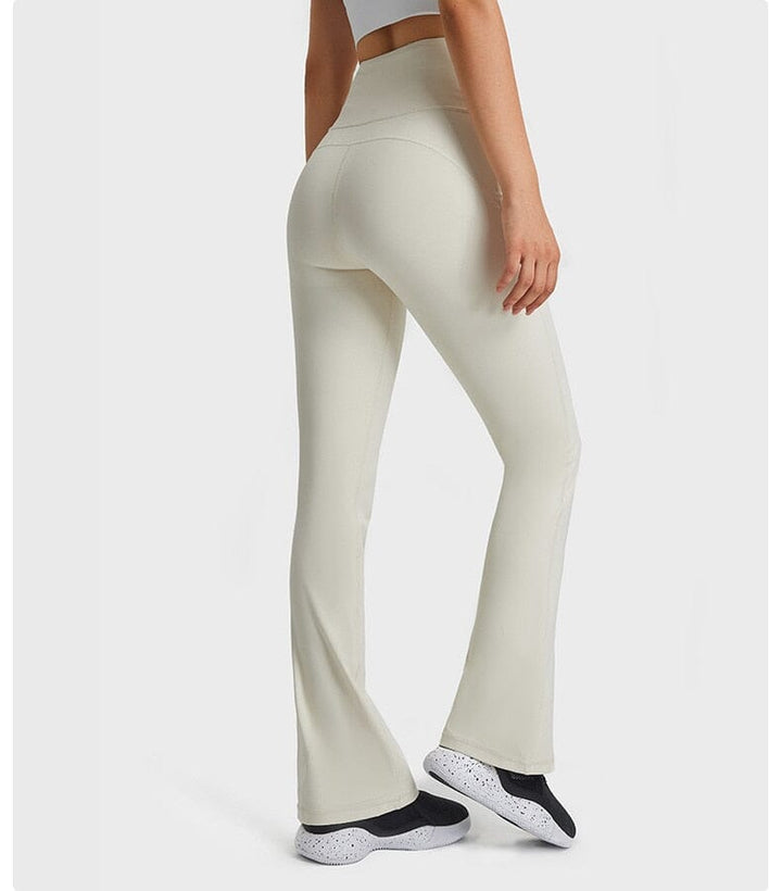Chic Jade Bell-Bottom Trousers for Effortless Style