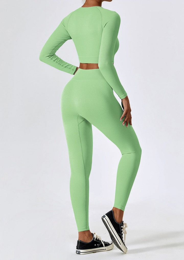 Grove Ultimate Comfort Seamless Set - Stylish Top & Leggings Combo