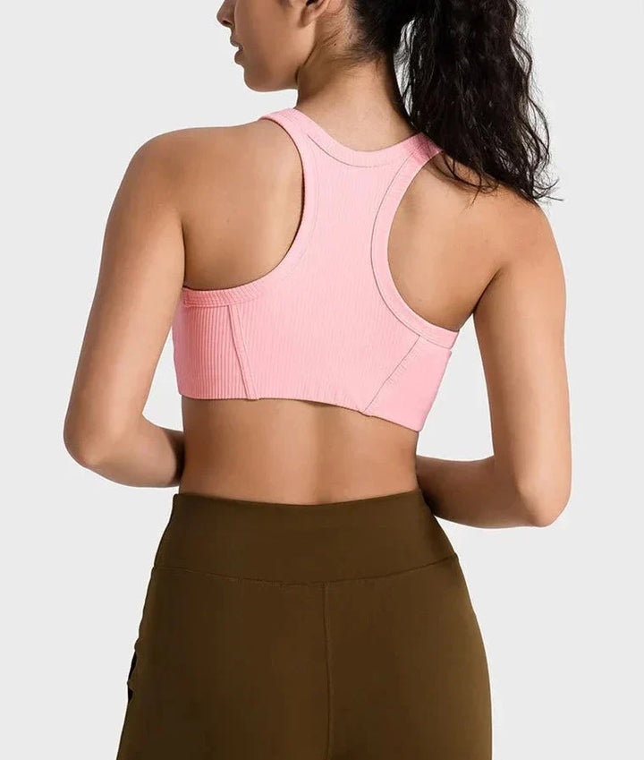 Empower Your Workout High-Neck Sports Bra