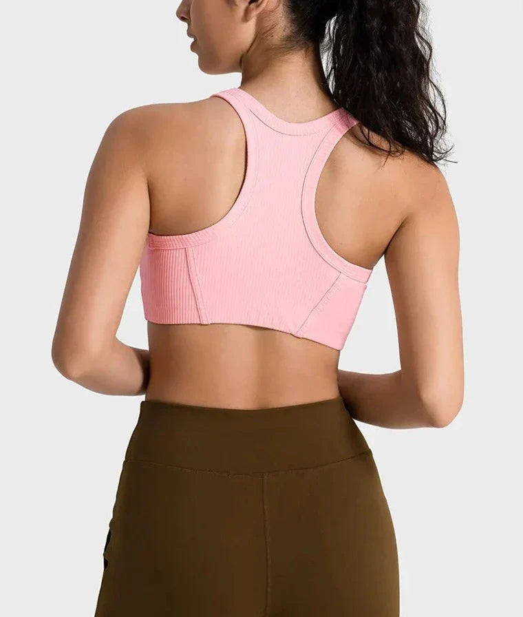 Elevate Fit High-Neck Sports Bra