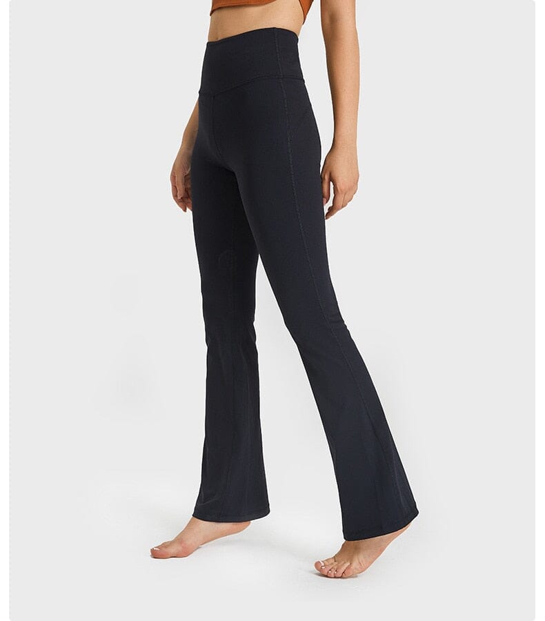 Chic Jade Bell-Bottom Trousers for Effortless Style