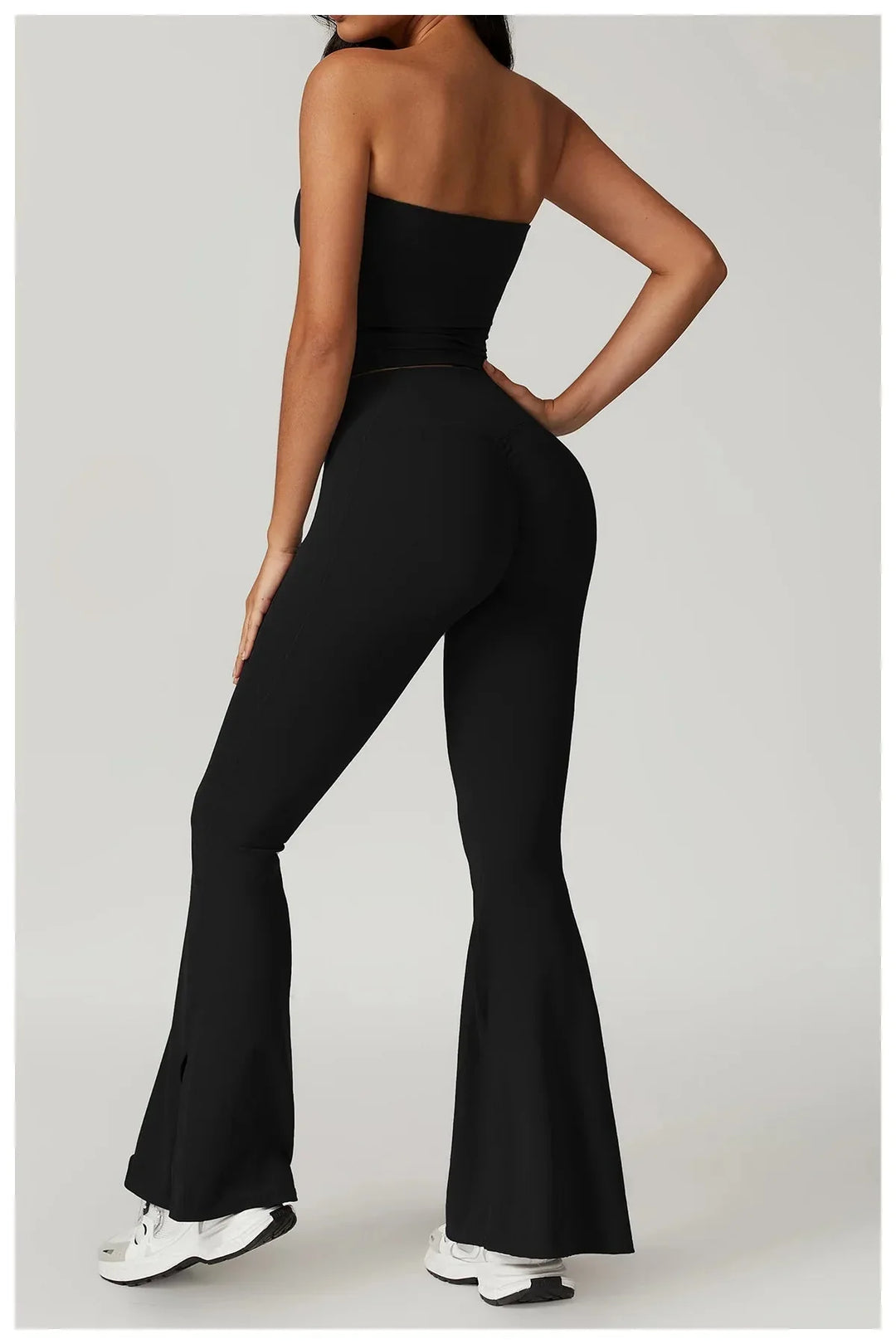 Elevate Your Workout: Flared Performance Leggings & Top Set