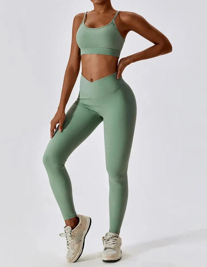 Perfect Match Workout Set - Stylish Leggings & Top Combination