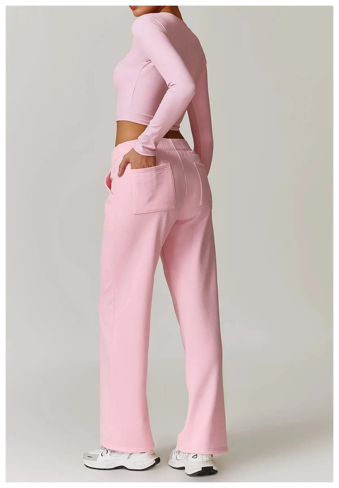 Transform Your Workout: Obsession Long Sleeve Activewear Set - Stylish Top & Comfy Pants