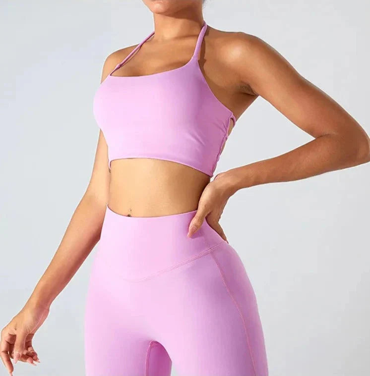 Savvy Double Cross Back Sports Bra