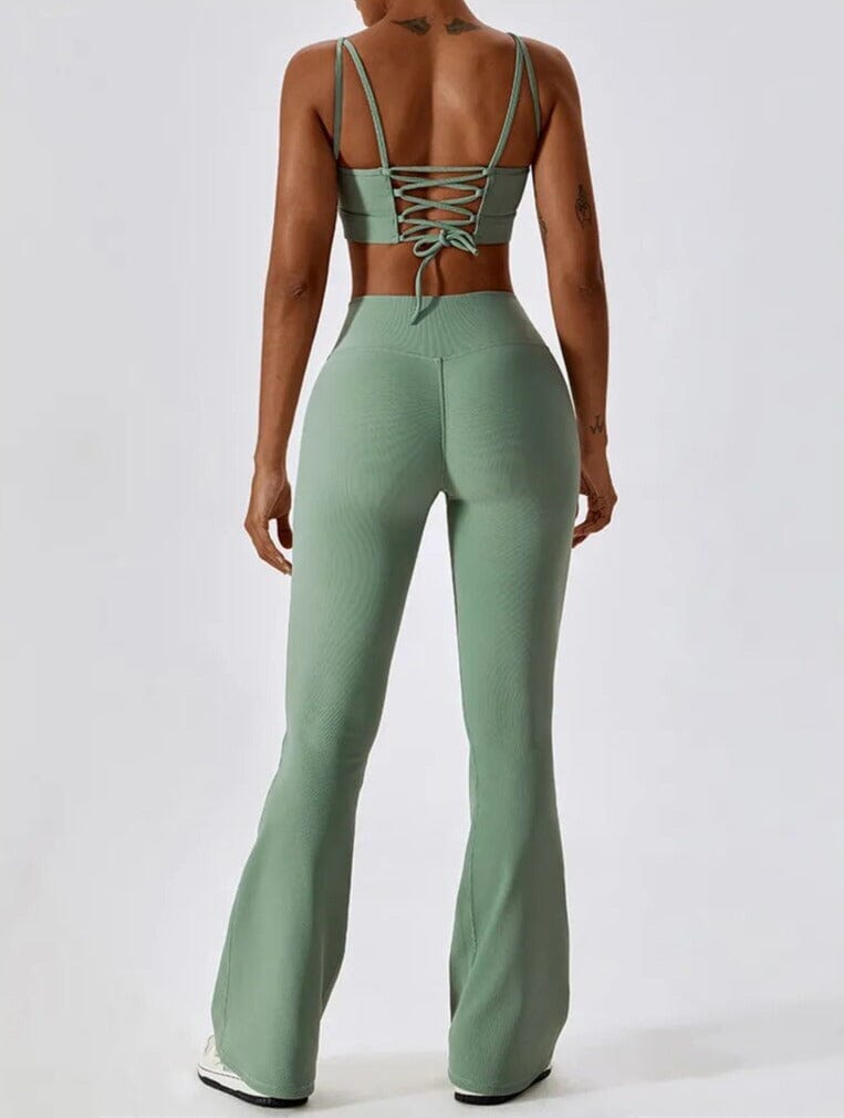 Soulmate Flared Ensemble - Stylish Leggings & Chic Top
