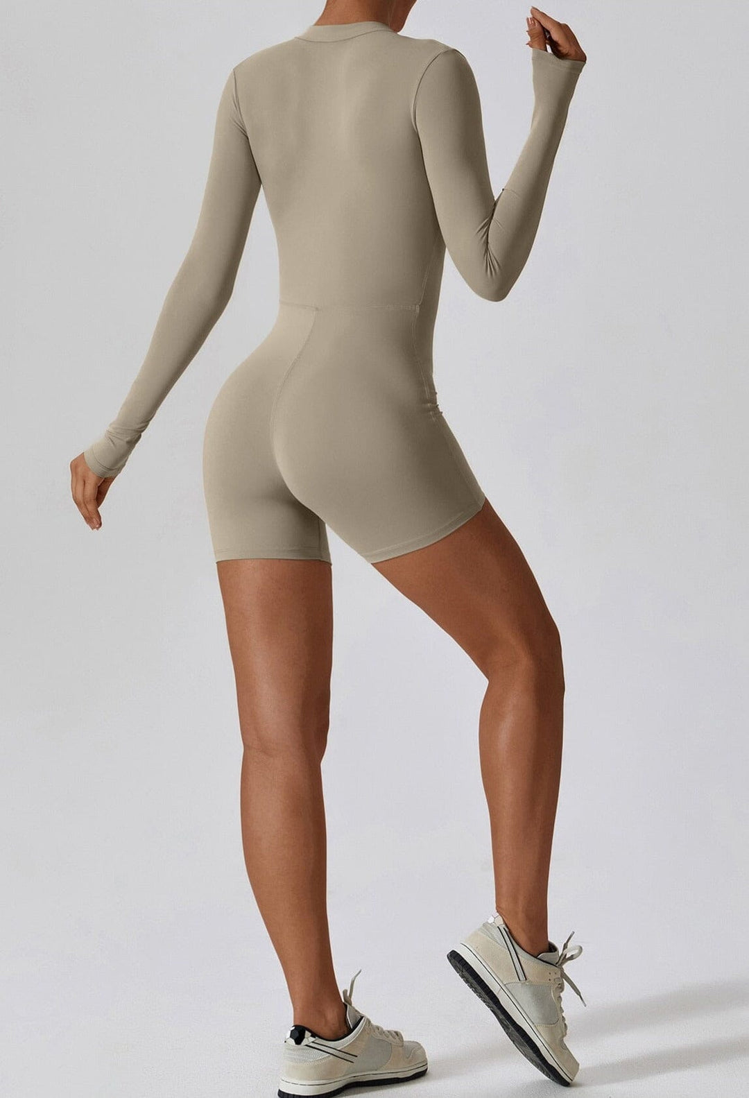 Chic Element Zip-Up Jumpsuit for Effortless Style