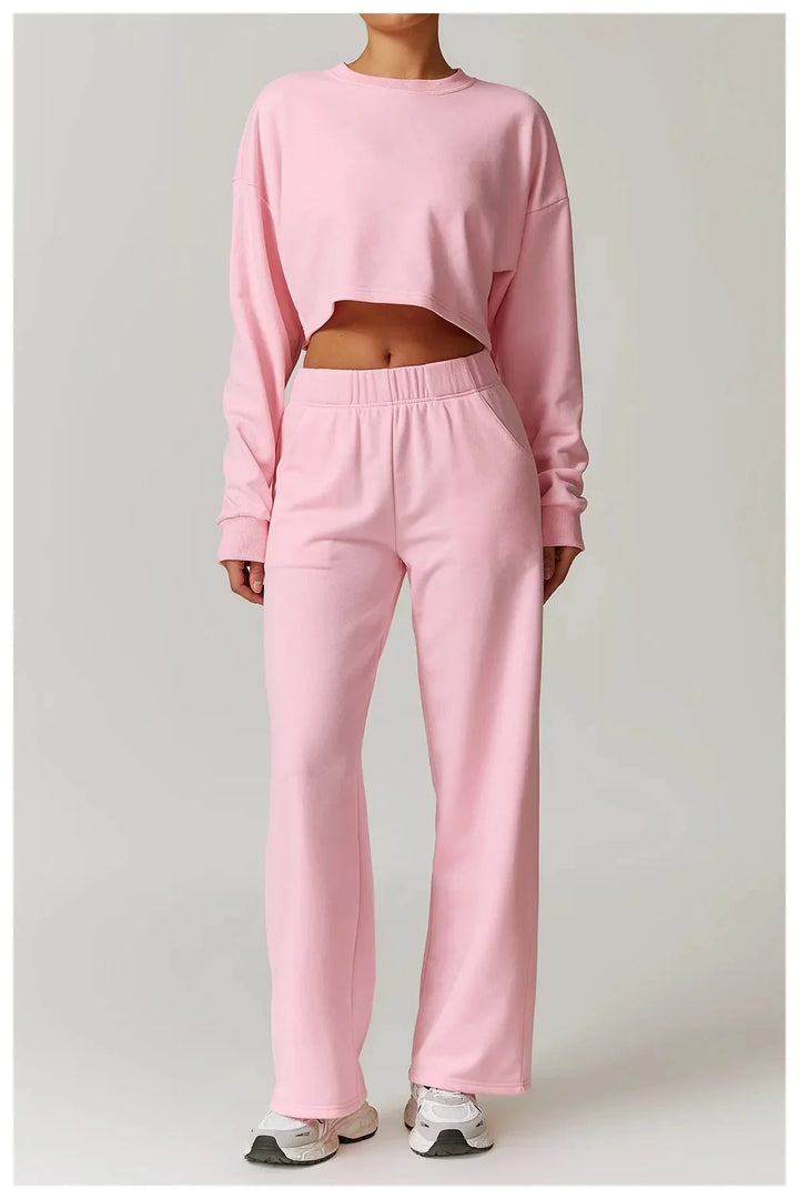 Ultimate Fitness Ensemble - Stylish Pants & Top Combo