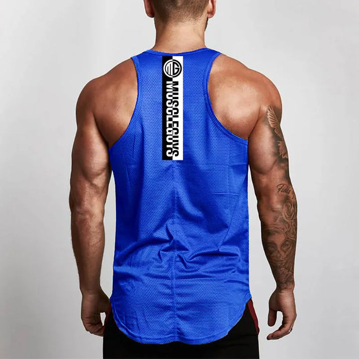 Blue MG Core Tank Top