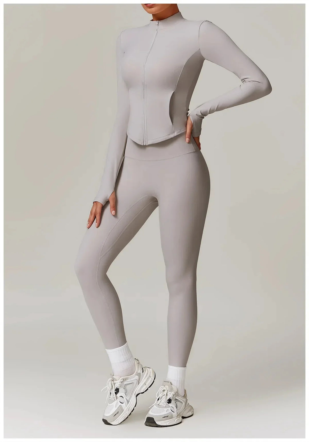 Enchanting Workout Tracksuit Set - Stylish Leggings & Top