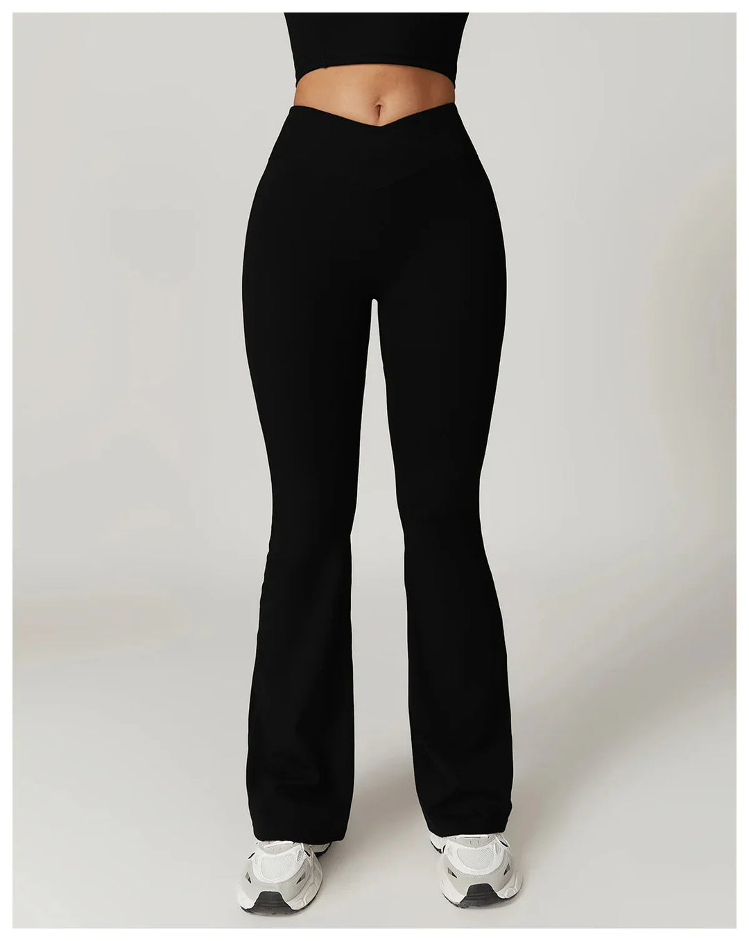 Chase Elegant High-Waisted Flared Trousers