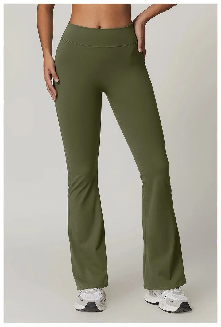 Stylish League Flared Pocket Leggings for Ultimate Comfort and Versatility