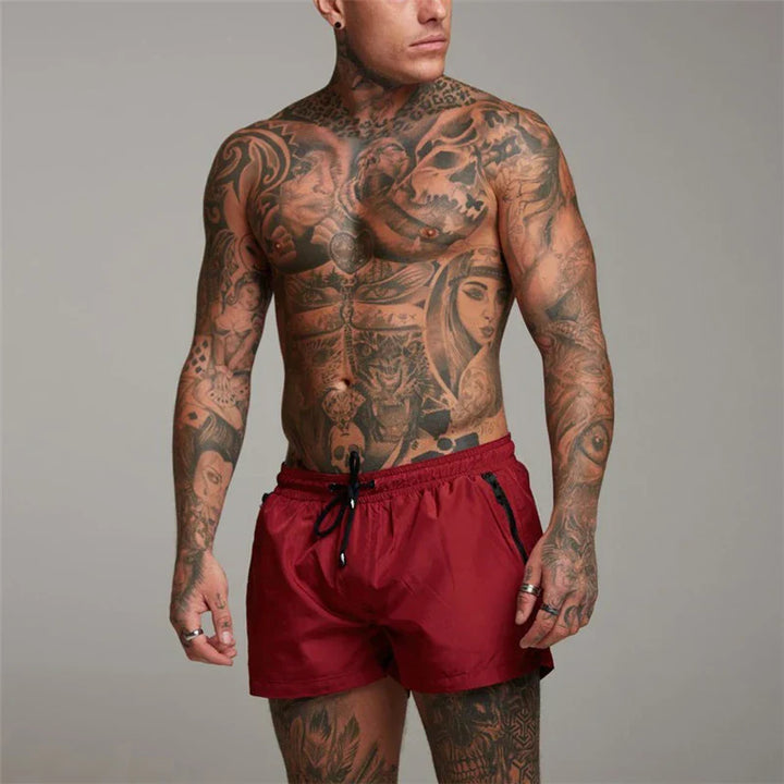 Red Stride Running Shorts