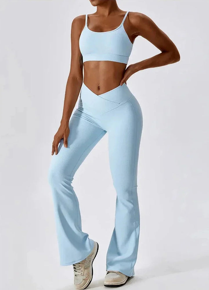 Soulmate Flared Ensemble - Stylish Leggings & Chic Top