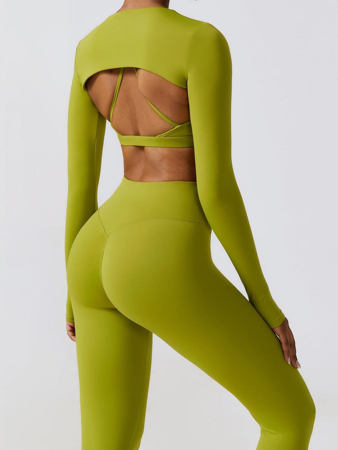 Stylish Three-Piece Overall Set - Leggings & Coordinating Top