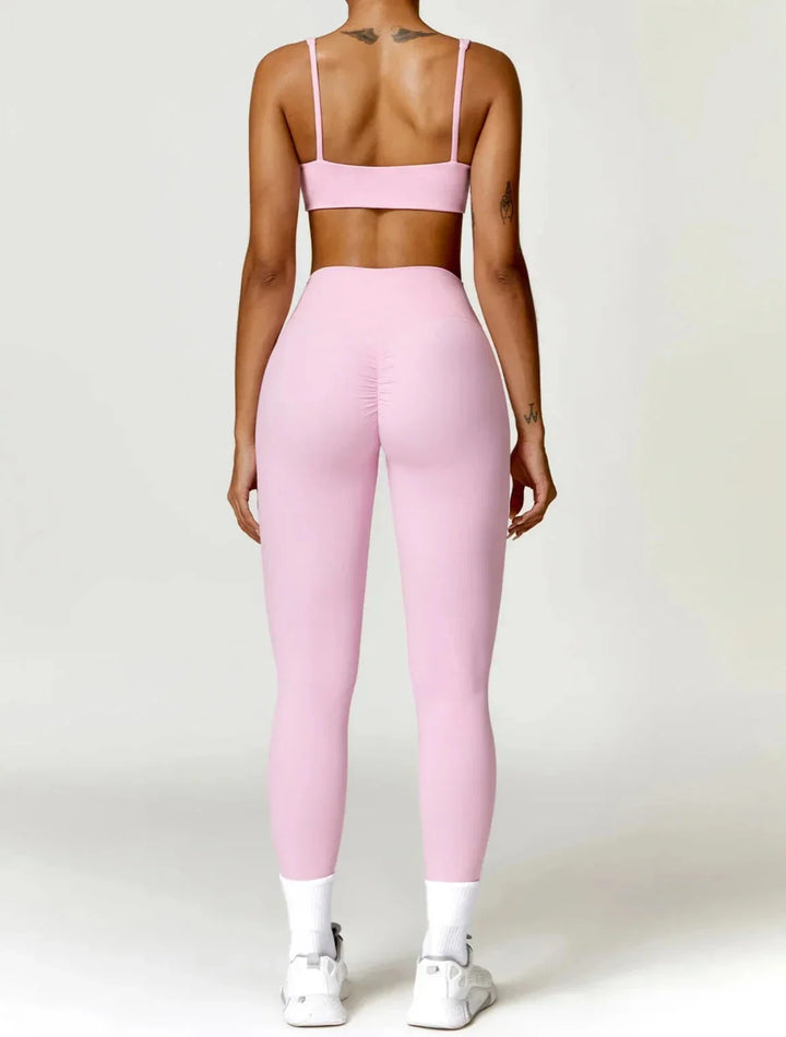 Elevate Your Workout with the Charm Flex Performance Bra and Leggings Set