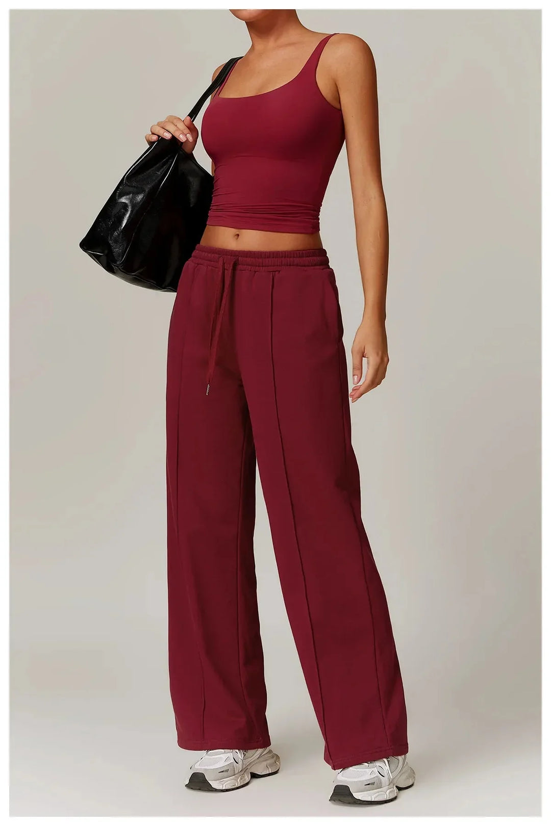 Ultimate Synergy Workout Set - Stylish Crop Top & Trendy Pants