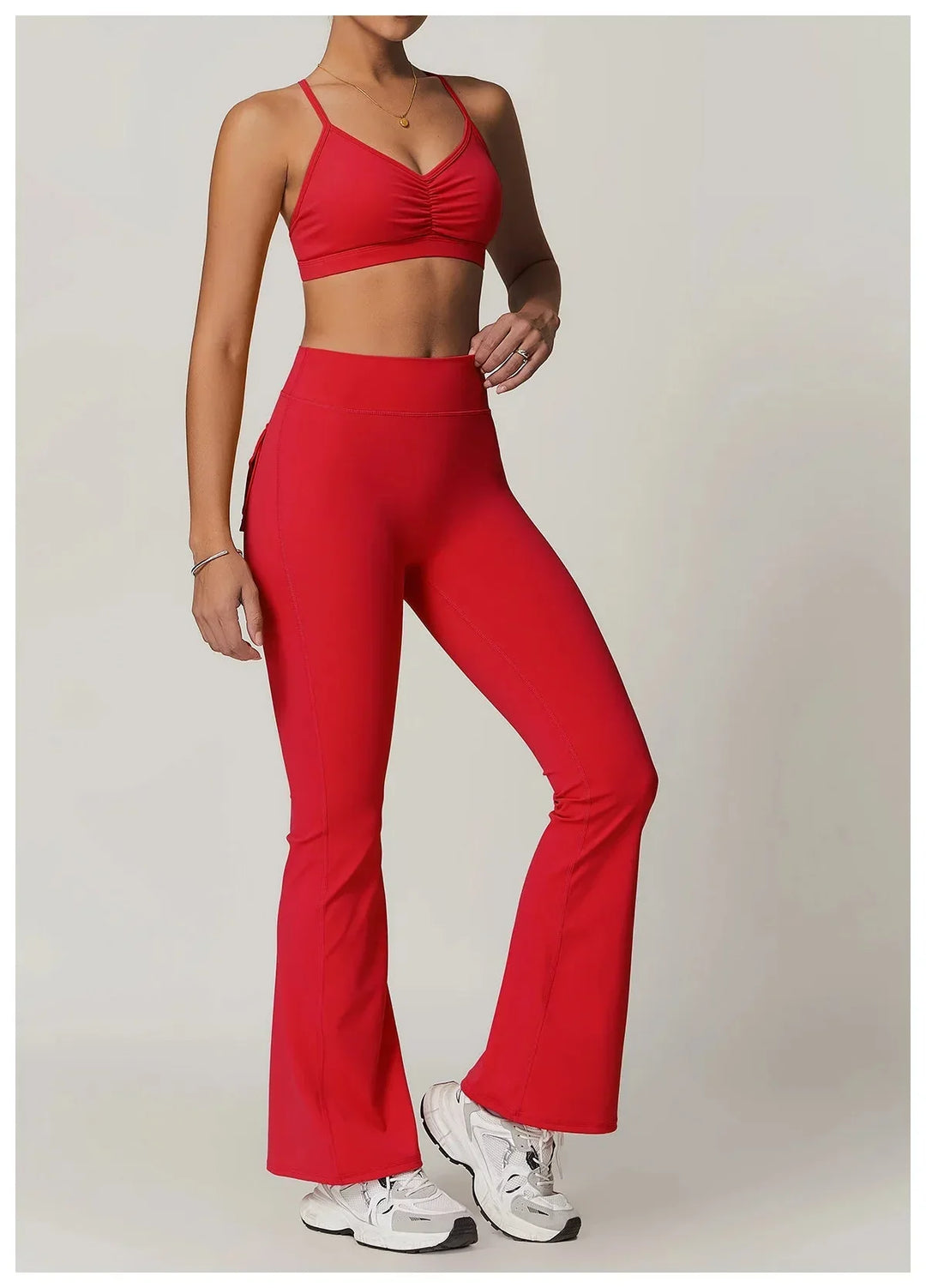 Stylish League Flared Pocket Leggings for Ultimate Comfort and Versatility