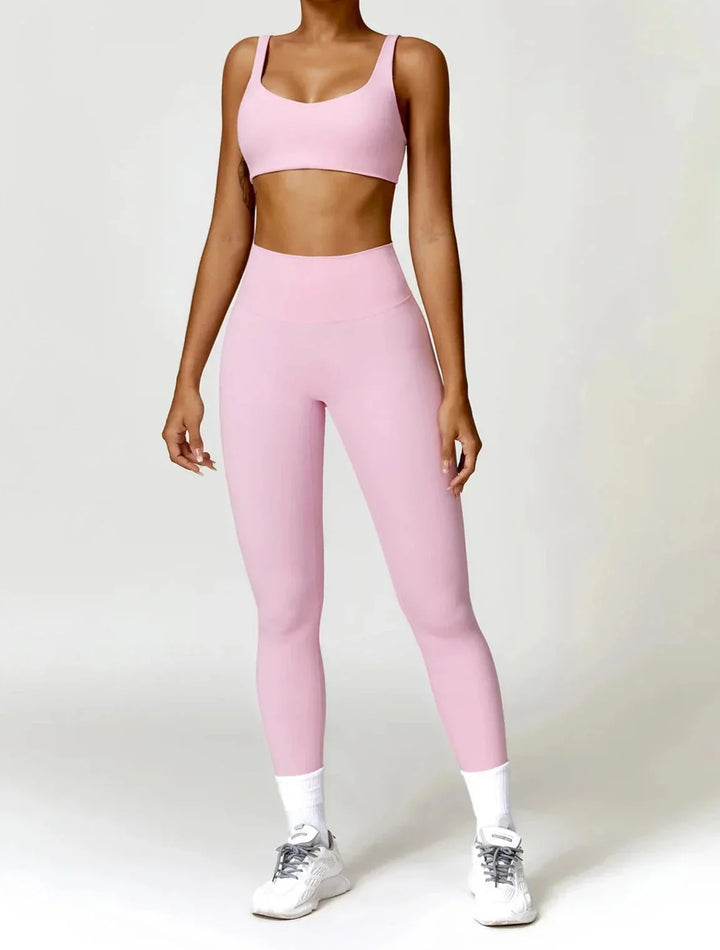 Elevate Your Workout with the Charm Flex Performance Bra and Leggings Set