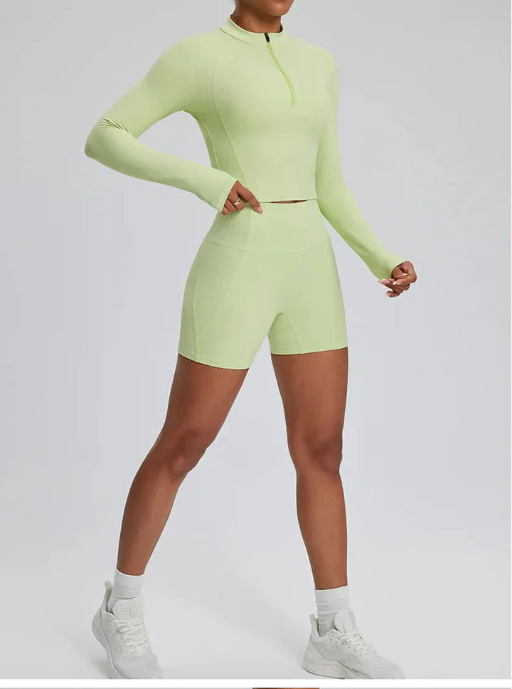 Elevate Your Workout: Dominance Athletic Gym Ensemble - Stylish Shorts & Top Set