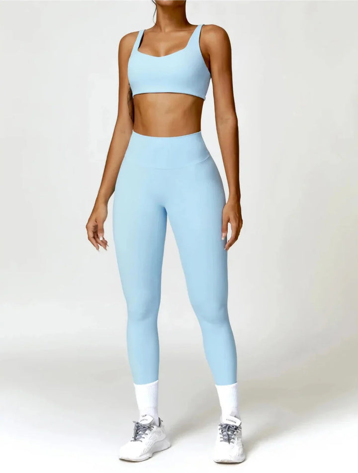 Elevate Your Workout with the Charm Flex Performance Bra and Leggings Set