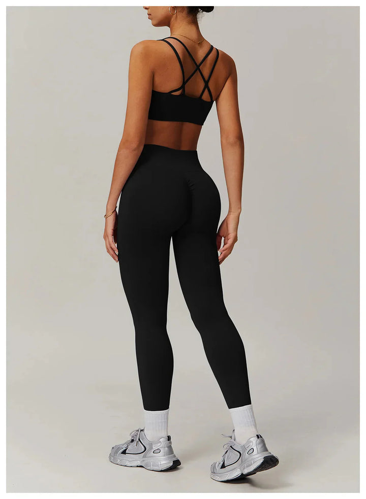 Personalized Engraved Gym Set - Stylish Leggings & Top Combo