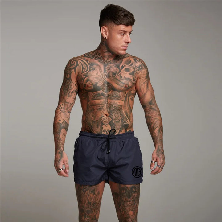 Blue MG Shorts