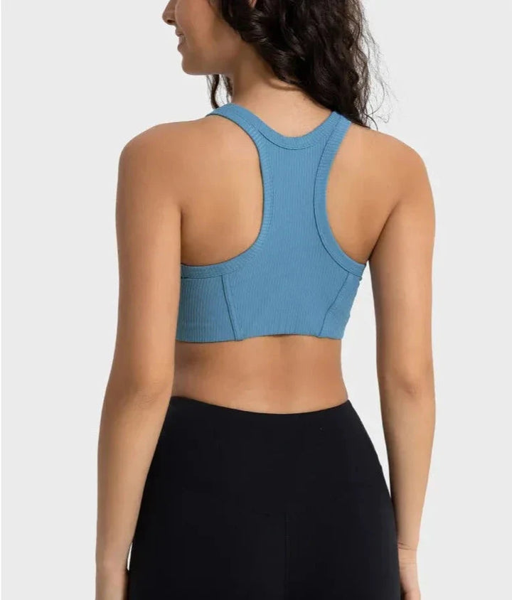 Elevate Fit High-Neck Sports Bra