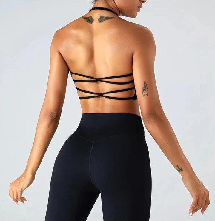 Savvy Double Cross Back Sports Bra