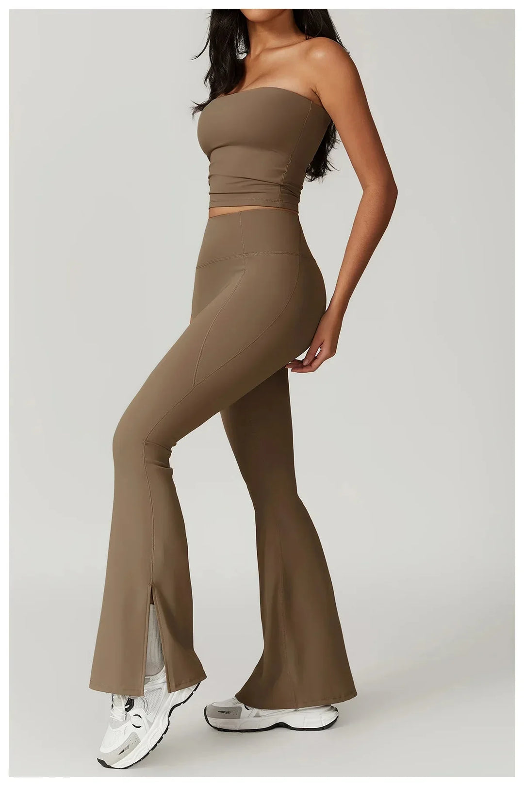 Elevate Your Workout: Flared Performance Leggings & Top Set