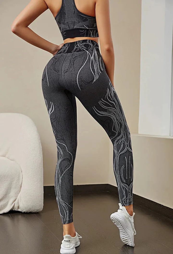 Empower Your Workout: Iconic Femme Seamless Leggings & Top Set