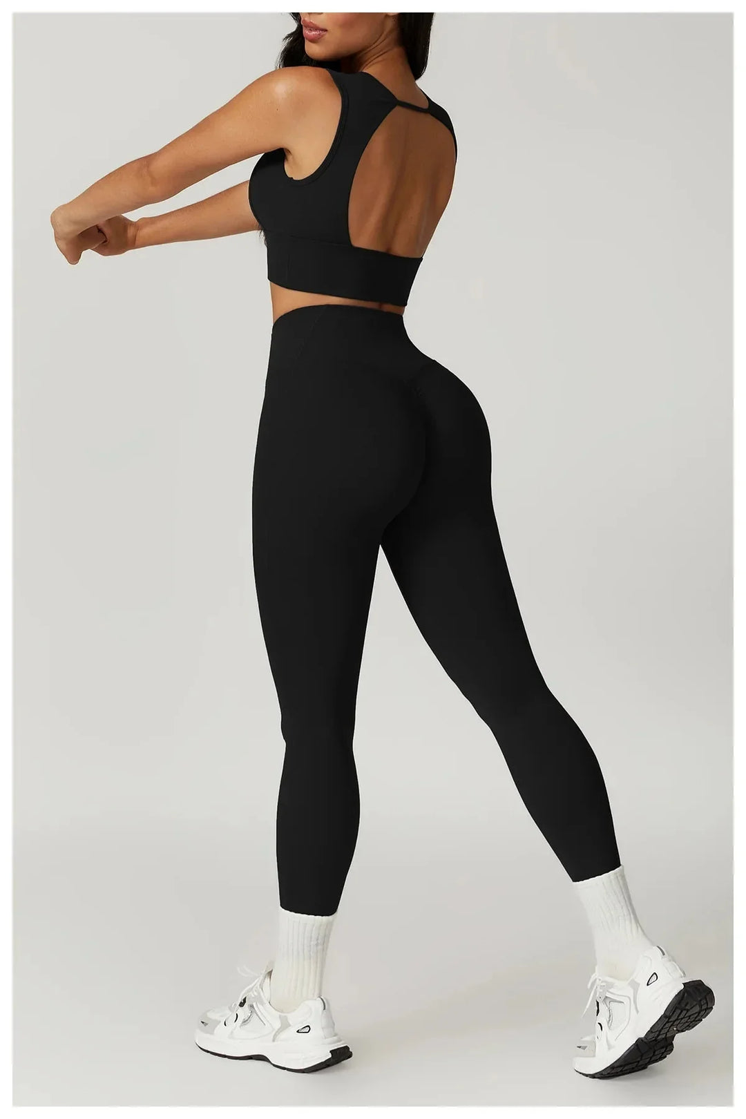 Elevate Your Game: Backless Performance Leggings & Top Set