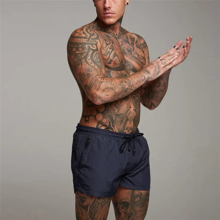 Blue Stride Running Shorts