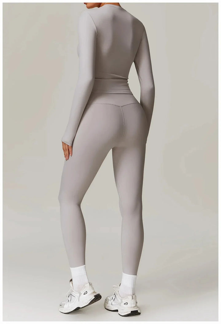 Enchanting Workout Ensemble - Leggings & Matching Top