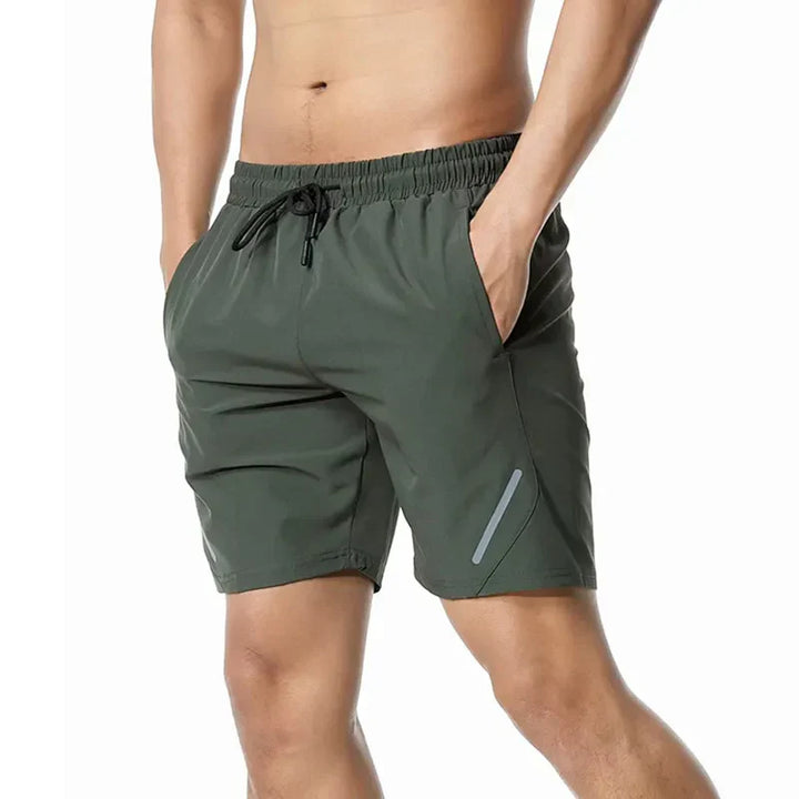 Olive Prime Running Shorts